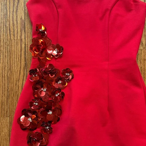 Elliatt ANGELIE
Black Stretch Crepe Plunge Mini Dress - Picture 5 of 8